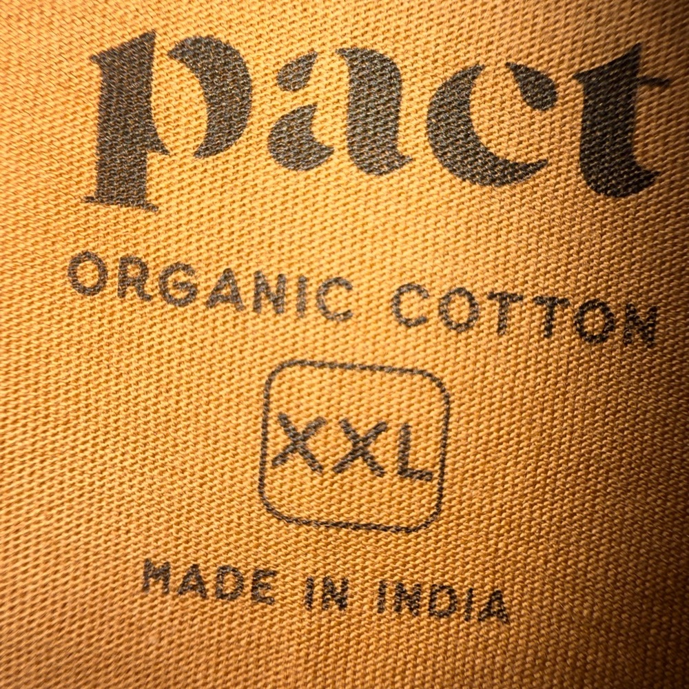 PACT Organic Cotton Long Dress Brown Sugar XXL - Picture 7 of 9